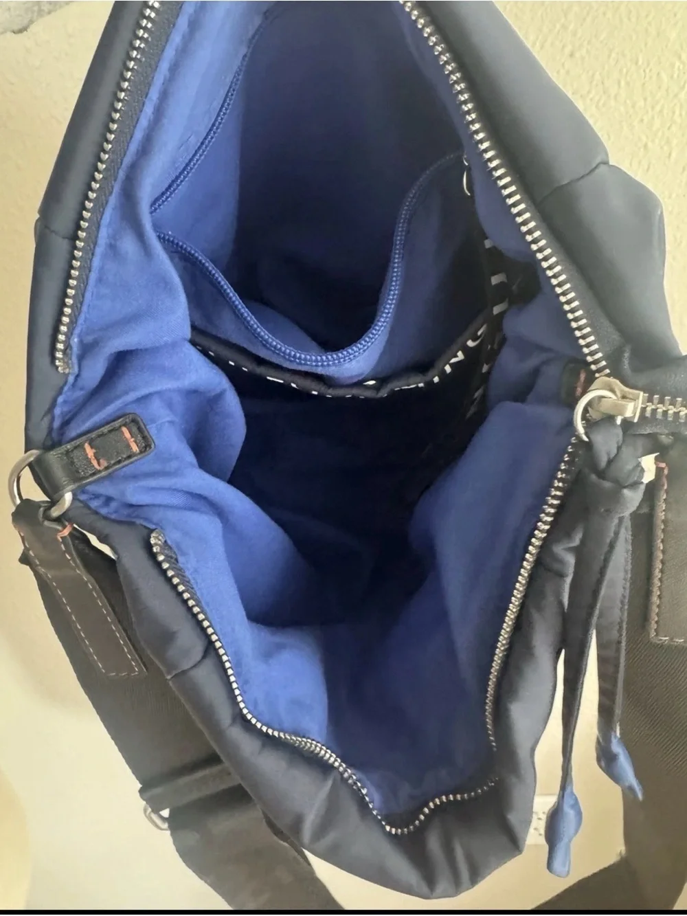 Adolfo Dominguez blue Shoulder bag